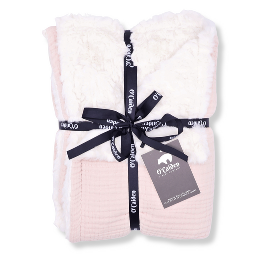 Muslin Minky™ Blanket - Blush