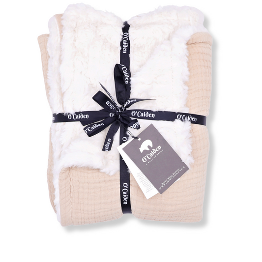 Muslin Minky™ Blanket - Cream